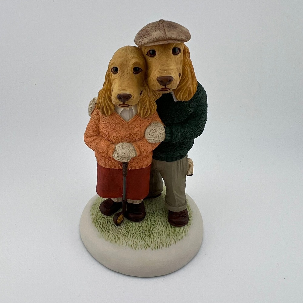Robert Harrop Cocker Spaniel‎ Golf Figurine GC01a Perfect Partners 1974 Vintage